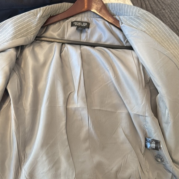 Women’s blazer, Rachel Zoe, pinstriped gray and white, new without tags - Picture 7 of 9